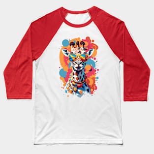 Giraffe design | Summertime Baseball T-Shirt